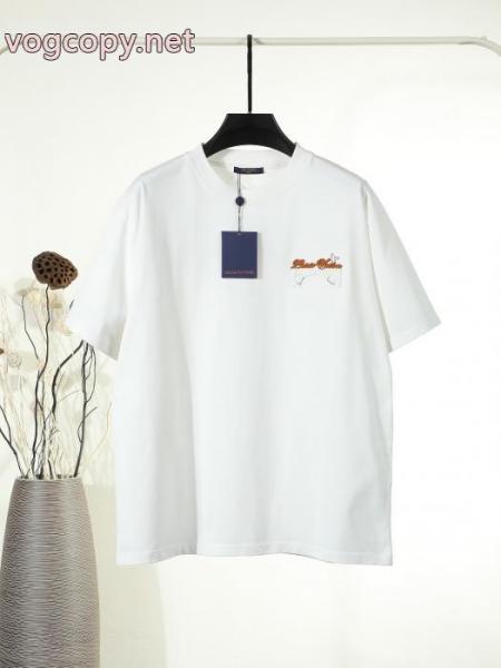 TシャツLOUIS VUITTONスーパー コピー着心地良く セール価格でお得 人気新作ロゴ入り 1