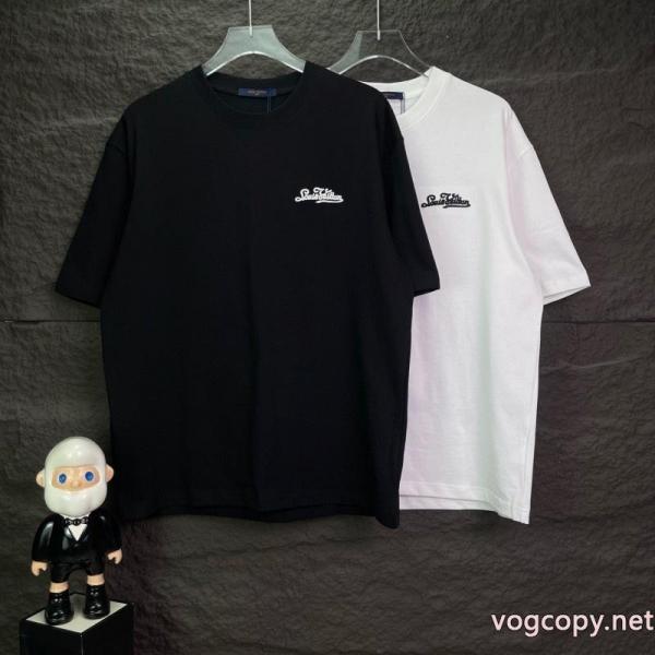 半袖Tシャツ人気激売れ新作 先行販売 個性的なデザイン ブランド 激安ルイ ヴィトン 0