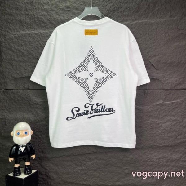 半袖Tシャツ人気激売れ新作 先行販売 個性的なデザイン ブランド 激安ルイ ヴィトン 2