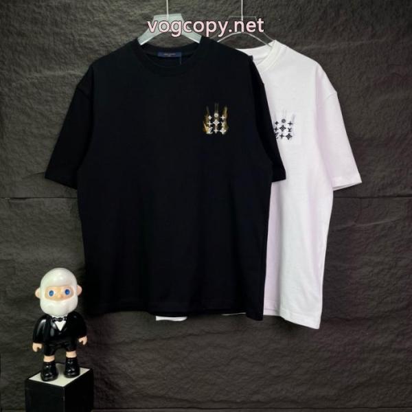 爆発的な人気 海外セレブ定番愛用 HOT新作登場通販 ブランドルイ ヴィトン半袖Tシャツ 1