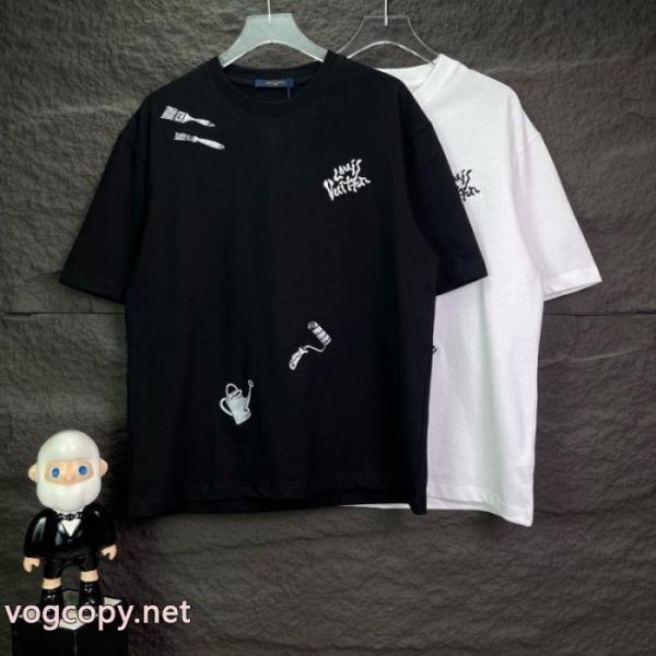 軽やかな印象 超激得格安 期間限定激安半袖TシャツLOUIS VUITTONブランド レプリカ 2