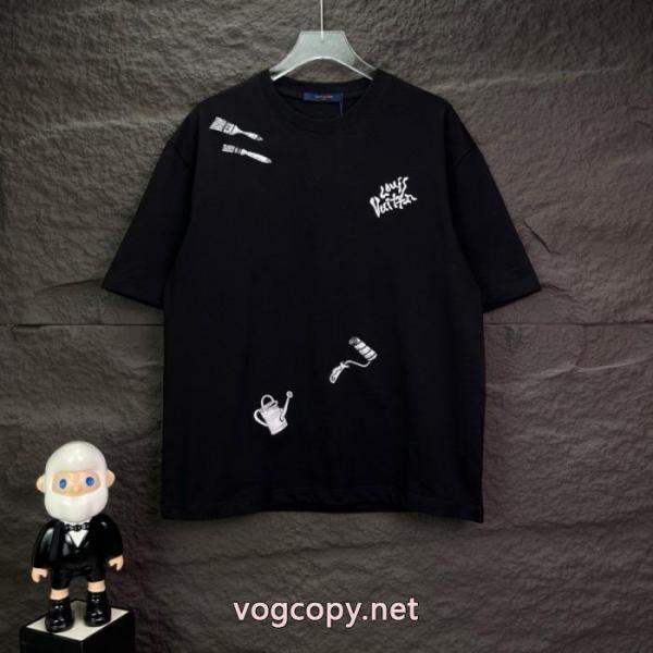 軽やかな印象 超激得格安 期間限定激安半袖TシャツLOUIS VUITTONブランド レプリカ 3