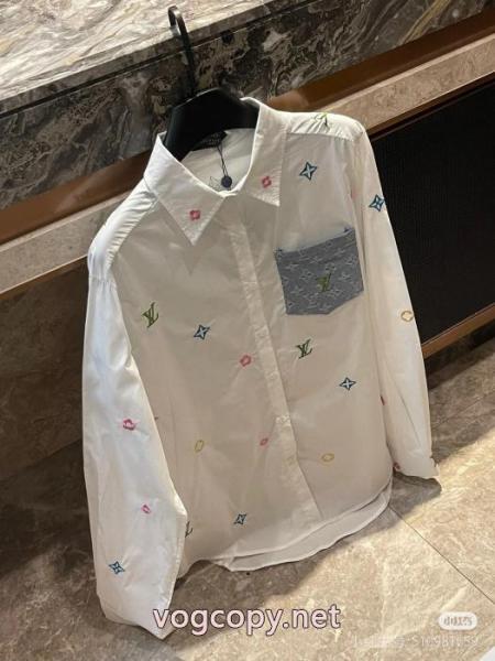 LOUIS VUITTON大流行中 透け感新作がイチ推し 高品質で綺麗偽物 通販長袖シャツ 3
