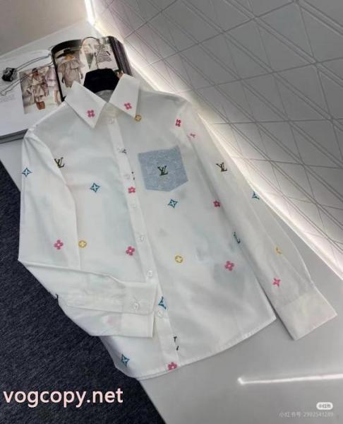 LOUIS VUITTON大流行中 透け感新作がイチ推し 高品質で綺麗偽物 通販長袖シャツ 4