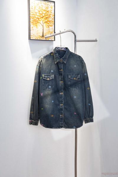 雑誌掲載アイテムセール SALE品追加 販売通販ブランド コピー 安心LOUIS VUITTONデニムのコート 0