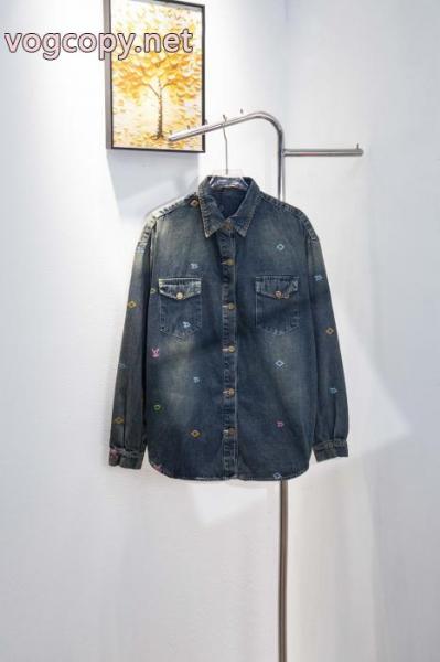 雑誌掲載アイテムセール SALE品追加 販売通販ブランド コピー 安心LOUIS VUITTONデニムのコート 1