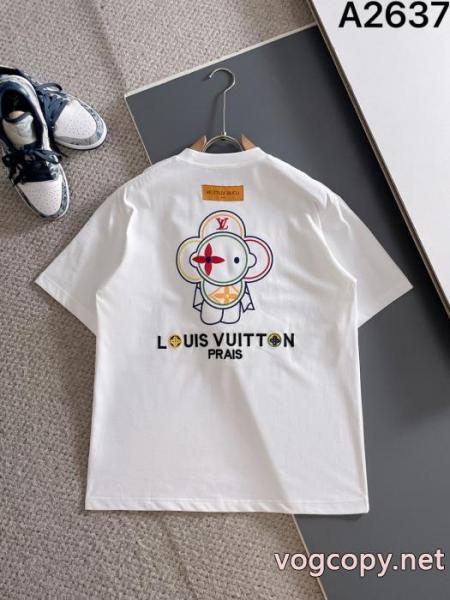 ブランド 偽物 通販LOUIS VUITTONセールで破格 超限定即完売 VIP SALE!入手困難半袖Tシャツ 5 
