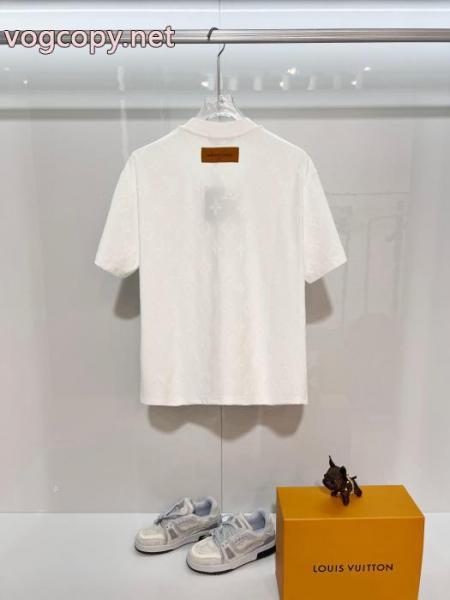 限定セールHOT 人気ブランド新作 シンプルなデザイン半袖TシャツLOUIS VUITTON激安 通販 ブランド 4