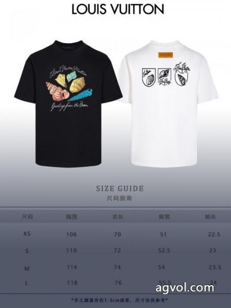 存在感絶大 着心地良く 絶対欲しい新作LOUIS VUITTONブランド コピー 販売半袖Tシャツ 3