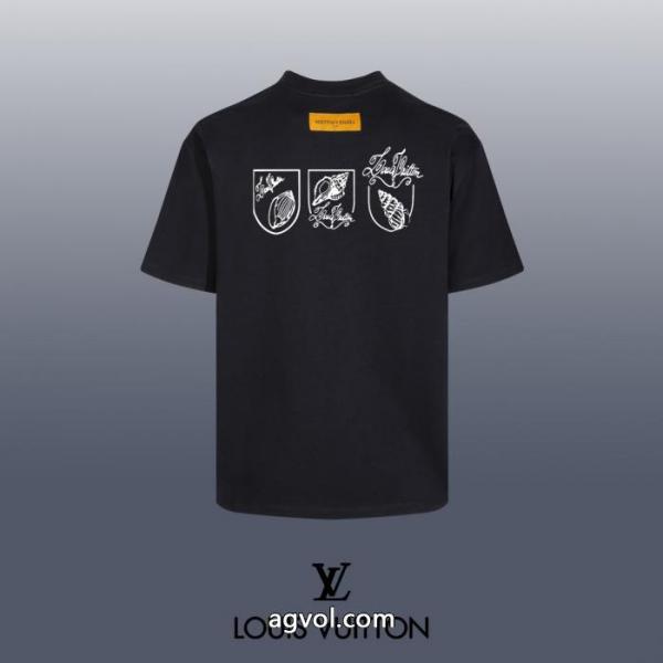 存在感絶大 着心地良く 絶対欲しい新作LOUIS VUITTONブランド コピー 販売半袖Tシャツ 2