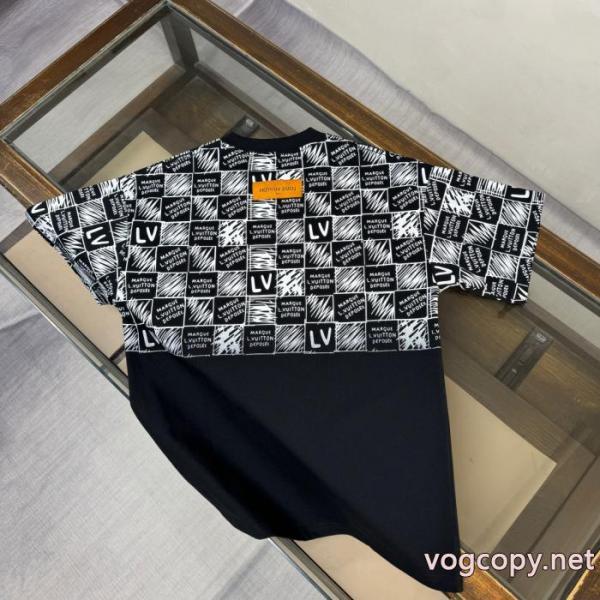 数量限定 大人気再入荷セール 欧米韓流/雑誌 偽物 ブランド ショップ半袖Tシャツルイ ヴィトン 5 