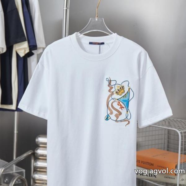 期限限定 2026最新入荷 最安価格に挑戦中激安 通販 ブランド半袖Tシャツルイ ヴィトン 0