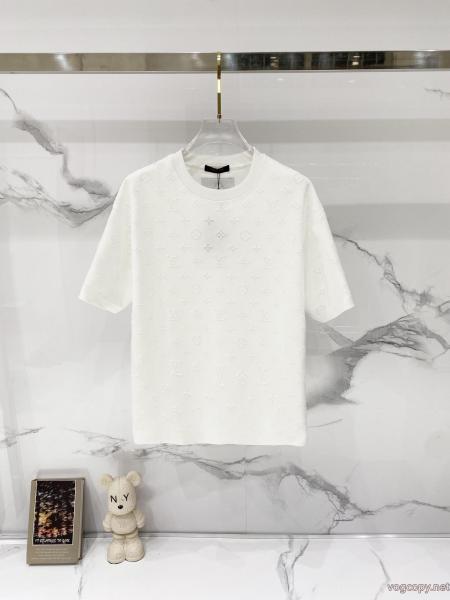 人気急上昇中 最先端ファション 一番人気!ブランド フェイクLOUIS VUITTON半袖Tシャツ 0