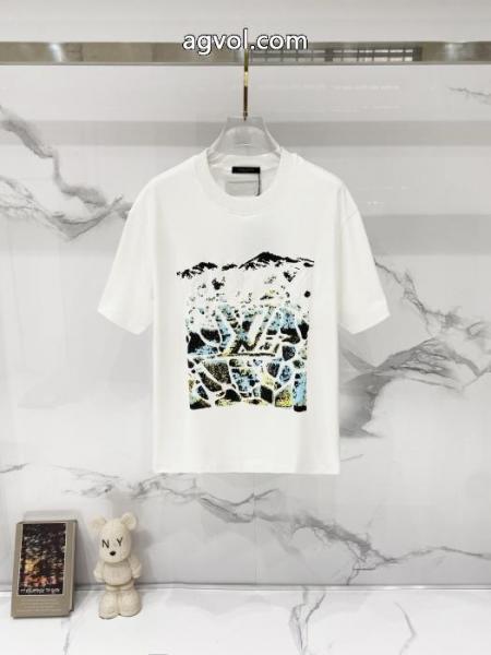 半袖Tシャツ2026年秋冬入荷 最安値保証 話題人気商品ルイ ヴィトンブランド 通販 激安 4