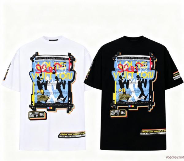 激安 通販 専門店特別感のある 今季流行り 上質な材料LOUIS VUITTON半袖Tシャツ 0