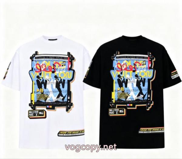 激安 通販 専門店特別感のある 今季流行り 上質な材料LOUIS VUITTON半袖Tシャツ 4