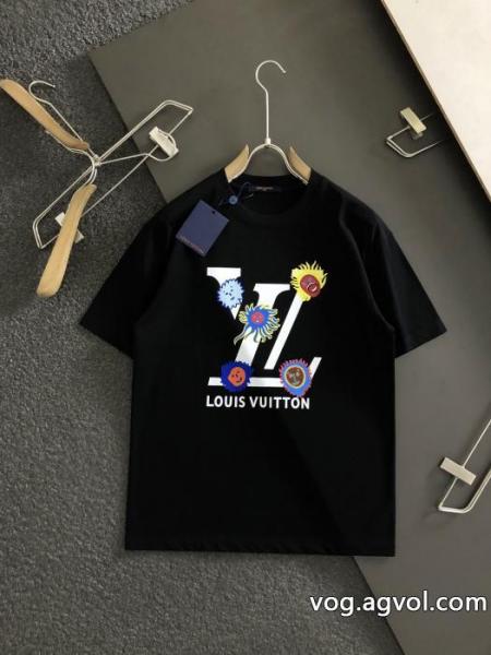 クラシック 爆発的人気　再入荷 超稀少LOUIS VUITTONブランド 通販 激安半袖Tシャツ 0 