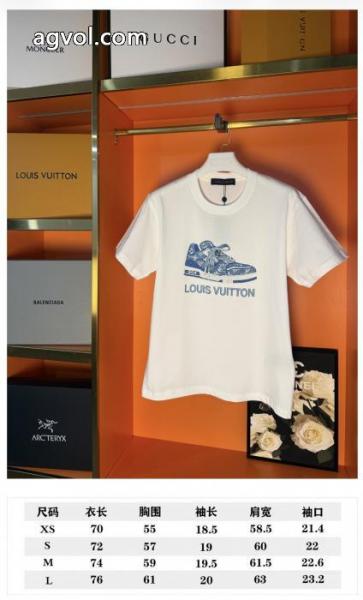 半袖TシャツLOUIS VUITTONブランド 偽物爆買い品質保証 海外限定 格安! 2