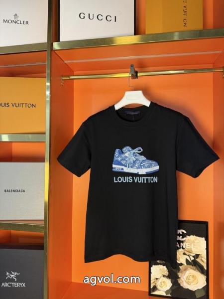 半袖TシャツLOUIS VUITTONブランド 偽物爆買い品質保証 海外限定 格安! 4