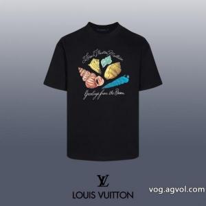 存在感絶大 着心地良く 絶対欲しい新作LOUIS VUITTONブランド コピー 販売半袖Tシャツ