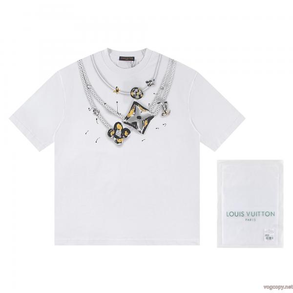 HOT新作登場 専門通販店 今すぐ欲しい半袖TシャツLOUIS VUITTONブランド 激安 0