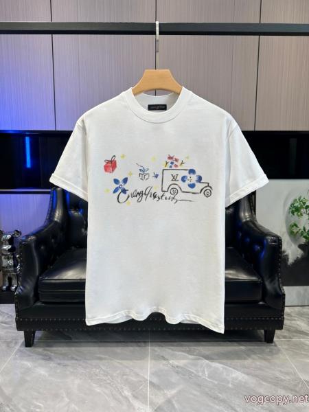 話題沸騰中  新作限定 早い者勝ち 大幅に値下げLOUIS VUITTON半袖Tシャツ偽 ブランド 0 