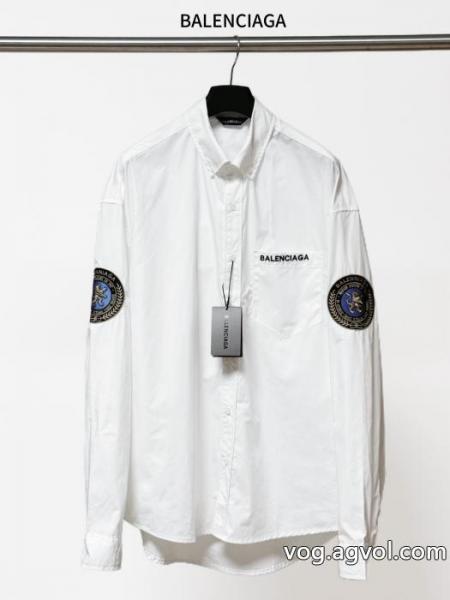 【激安】高級品通販 夏季新作品 快適な着心地ブランド コピーbalenciaga長袖シャツ 0 