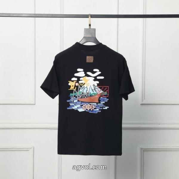 新作入荷定番人気 超激レア人気新作 機能性も忘れない!スーパー ブランド コピー半袖TシャツLOUIS VUITTON 6