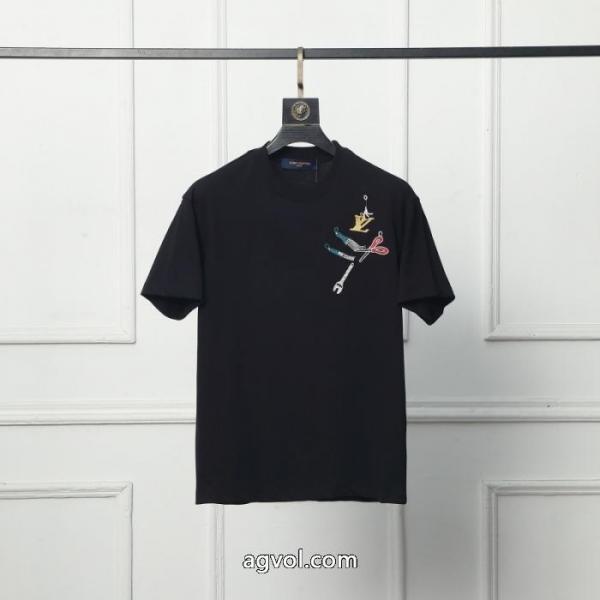 大特価品 カラー豊富 人気セール260%新品半袖Tシャツルイ ヴィトン偽物 ブランド ショップ 3
