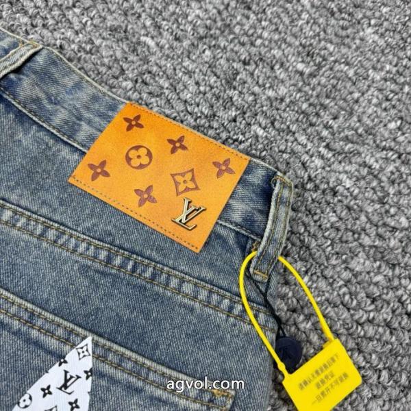 ユニセックス 限定SALE 雑誌掲載偽 ブランドジーンズLOUIS VUITTON 3