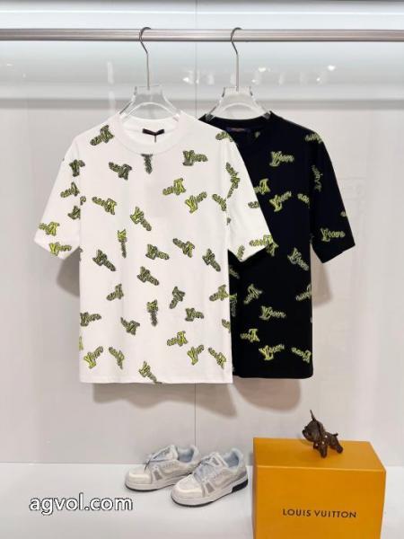 ルイ ヴィトン激安 ブランド 通販数量限定 絶妙な抜け感 2026夏季半袖Tシャツ 5 
