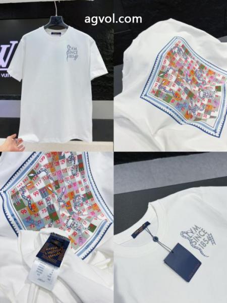 LOUIS VUITTONブランド 激安2026超人気アイテム 最新大人気 お得最新作半袖Tシャツ 4