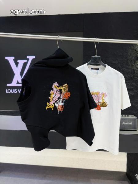 半袖Tシャツ2026大人気 一番人気 リラックスした雰囲気にLOUIS VUITTON激安 通販 ブランド 4