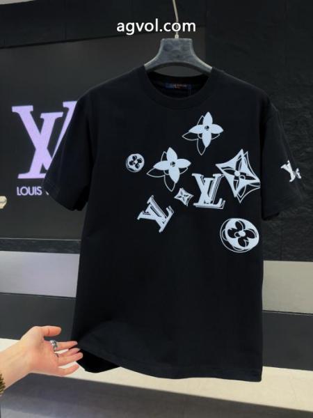 ブランド コピー 通販LOUIS VUITTON高級感溢る 魅力的な 軽やかな素材感半袖Tシャツ 5