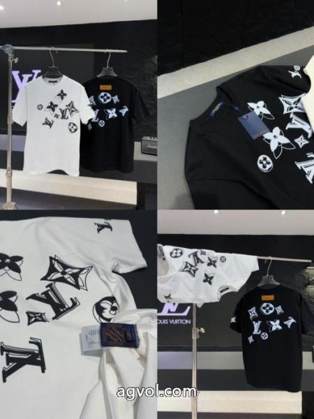 ブランド コピー 通販LOUIS VUITTON高級感溢る 魅力的な 軽やかな素材感半袖Tシャツ 4