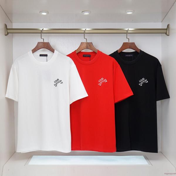 新作大人気 最新で完売確実 大人っぼい半袖Tシャツコピー 商品 通販LOUIS VUITTON 0 