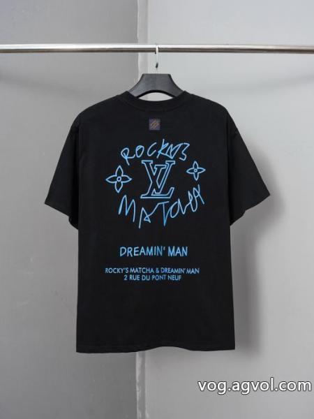 激安 通販 専門店半袖Tシャツロゴがかっこいい 爆発的通販 目立つLOUIS VUITTON 0