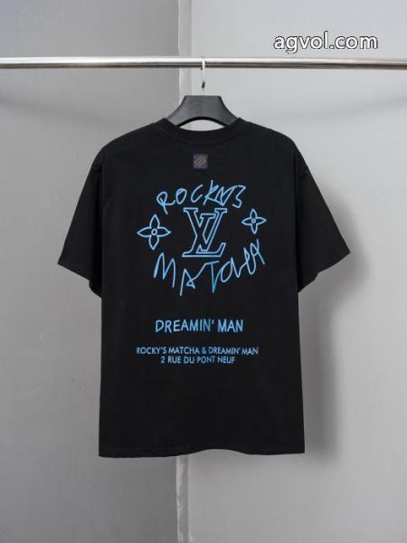 激安 通販 専門店半袖Tシャツロゴがかっこいい 爆発的通販 目立つLOUIS VUITTON 2