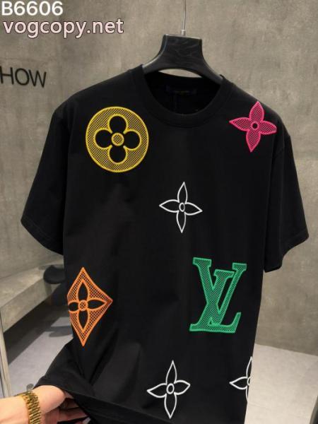 2026特別販売 日本未上陸のブランド 極上の着心地LOUIS VUITTONコピー 商品 ブランド半袖Tシャツ 5