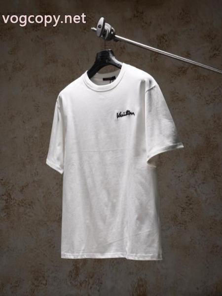 半袖Tシャツ着心地抜群！ 最安値 質感に満足ルイ ヴィトンブランド 偽物 激安 通販 5 