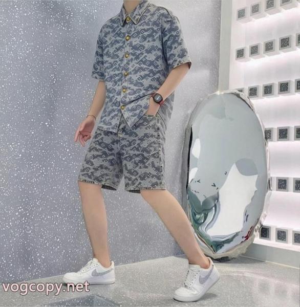 安心国内発送 着心地抜群 大人気 完売前にブランド 偽物 激安半袖シャツLOUIS VUITTON 5