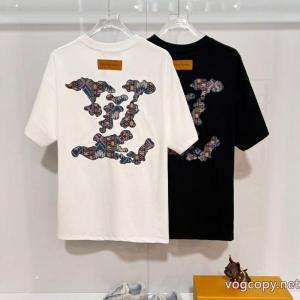 LOUIS VUITTONブランド 偽物 激安おしゃれ流行 人気復活 数量限定低価半袖Tシャツ