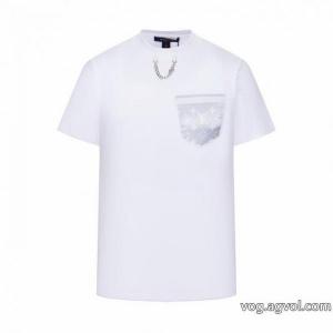 半袖Tシャツ人気爆だんな売れ筋！ 夏季超人気 26SS 異素材偽物 ブランド 激安LOUIS VUITTON