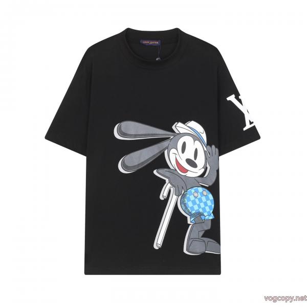LOUIS VUITTON大胆なデザイン 快適な着心地 個性派半袖Tシャツコピー 品 販売 0