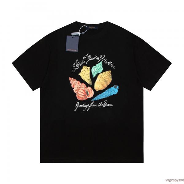 通販 ブランド好印象な上品スタイル 韓国の人気 大流行中半袖TシャツLOUIS VUITTON 0 