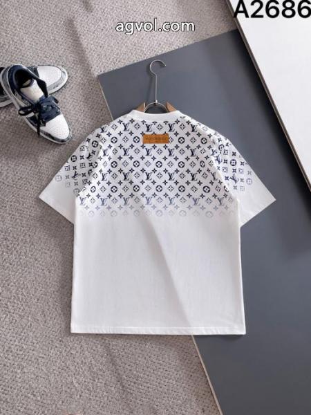 上品スタイル 2026新作品 激安セール半袖TシャツLOUIS VUITTONブランド コピー 通販 5
