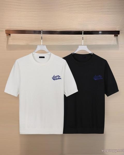 ブランド コピー ショップ半袖TシャツLOUIS VUITTON保温性の高い 関税補償新作限定めっちゃ綺麗色 王道コンビ 0 