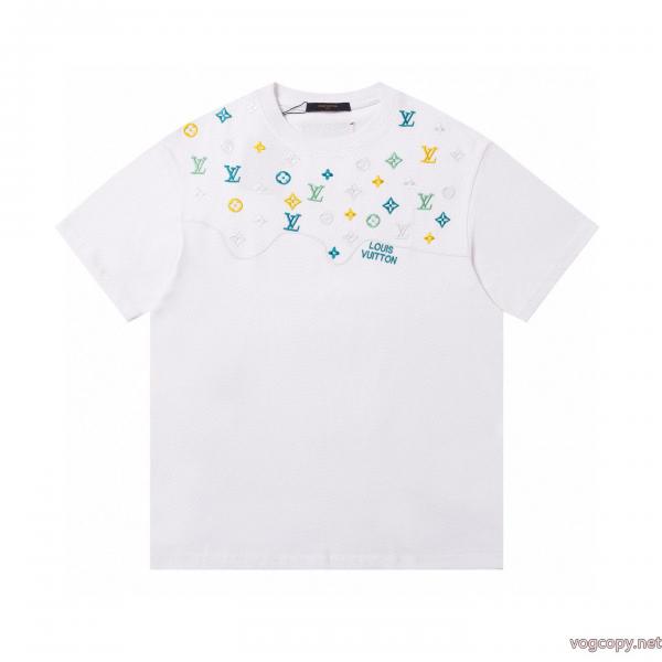 LOUIS VUITTONブランド コピー 品多用途 HOT品質保証 人気商品再入荷半袖Tシャツ 0