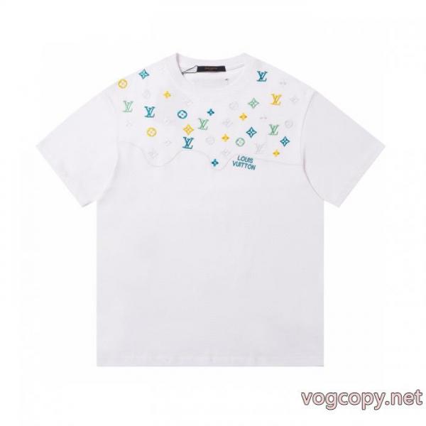 LOUIS VUITTONブランド コピー 品多用途 HOT品質保証 人気商品再入荷半袖Tシャツ 4
