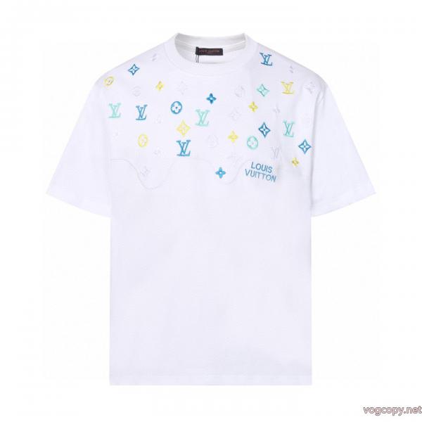 通販 ブランド半袖Tシャツ好評につき継続中 最強の定番コーデ 綺麗なLOUIS VUITTON 0